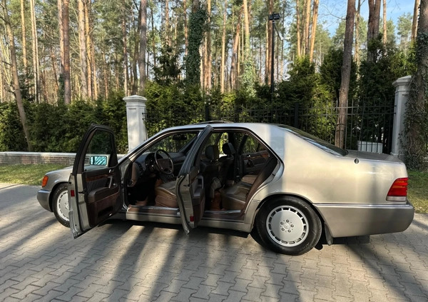 Mercedes-Benz Klasa S cena 77400 przebieg: 137000, rok produkcji 1992 z Warszawa małe 781